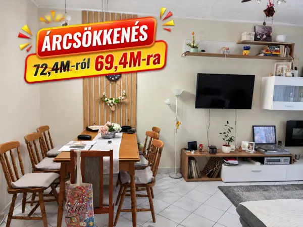 Eladó panellakás, Székesfehérvár 2+2 szoba 67 m² 69.4 M Ft